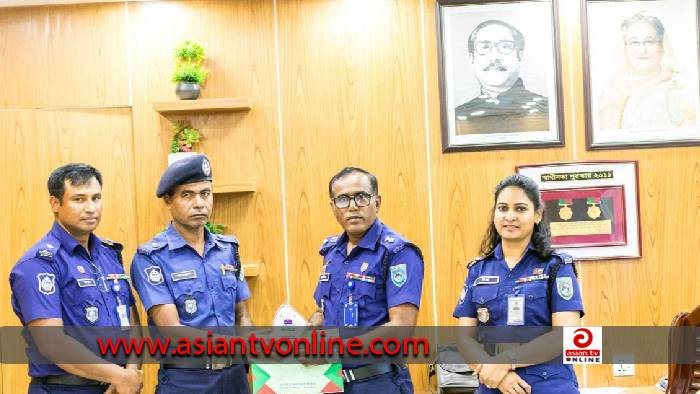 রংপুর রেঞ্জের শ্রেষ্ঠ ট্রাফিক ইউনিট ঠাকুরগাঁও