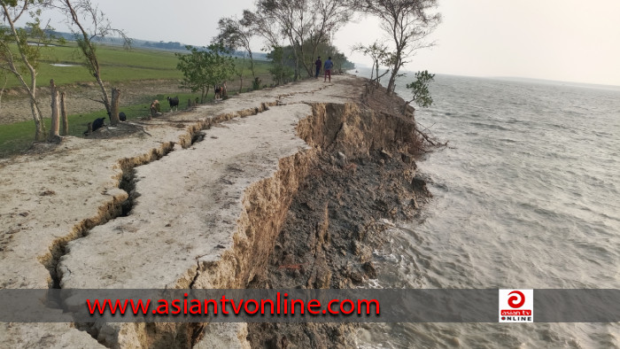 ঝড়ের আভাসে রাঙ্গাবালীর অরক্ষিত বেড়িবাধঁগুলো নিয়ে শঙ্কা