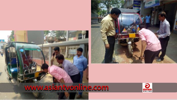 রাতে চলাচল নিরাপদ করতে অটোরিক্সার এলইডি লাইট অপসারণ