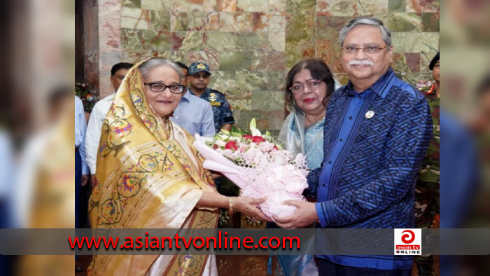 বঙ্গভবনে রাষ্ট্রপতির সঙ্গে প্রধানমন্ত্রীর সাক্ষাৎ