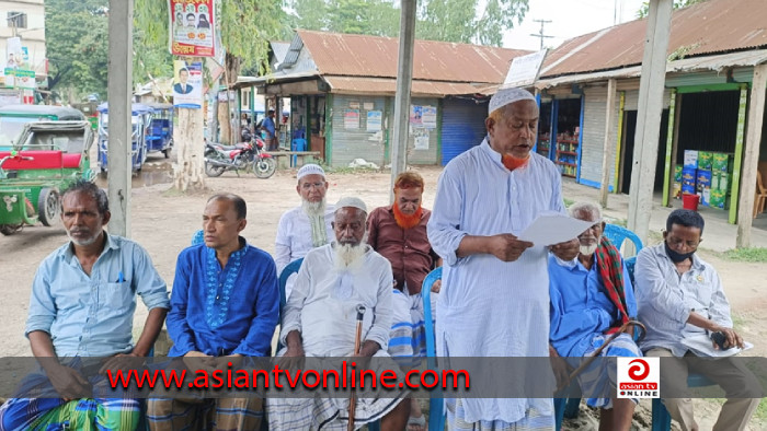 রায়পুরায় পিতার হত্যাকারী ছেলের ফাঁসির দাবীতে সংবাদ সম্মেলন