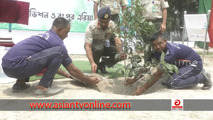 রংপুরে সেনাবাহিনীর বৃক্ষরোপণ কর্মসূচির উদ্বোধন