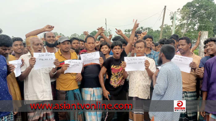 ২ দিনেও ডাম্পিং কাজ শুরু না হওয়ায়: স্থানীয়দের বিক্ষোভ