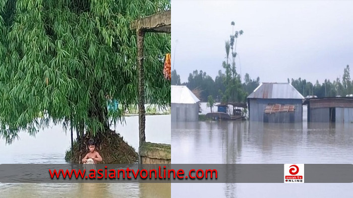 সুনামগঞ্জে নদীর পানি বিপৎসীমা ছুঁই ছুঁই