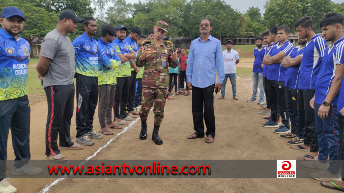 মাটিরাঙ্গা মেয়র কাপ ক্রিকেট টুর্নামেন্টের উদ্বোধন