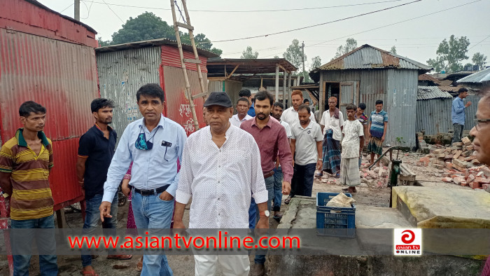 হারাগাছে মার্কেট নির্মান কাজের উদ্বোধন