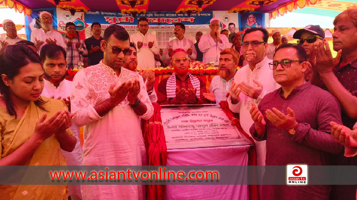 চৌহালী উপজেলা পরিষদের ভূমি উন্নয়ন কাজের উদ্বোধন