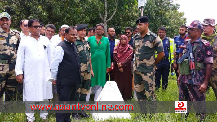 ভারতীয় সহকারী হাই কমিশনারের ভোলাহাটের সীমান্ত হাট পরিদর্শন