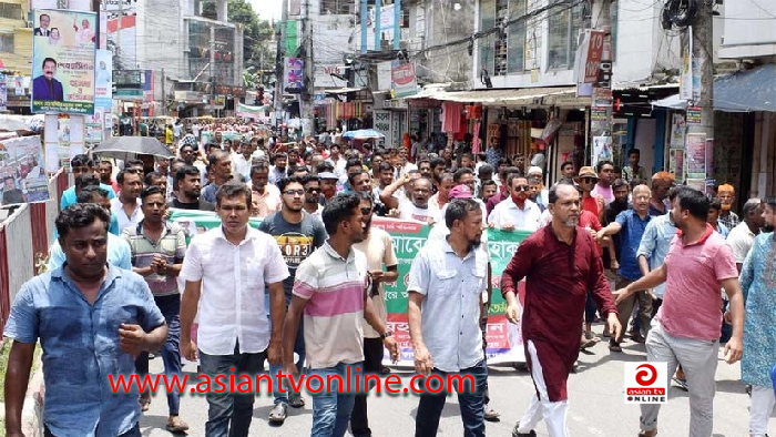 প্রধানমন্ত্রীর মহাসমাবেশকে ঘিরে মিছিলে মুখর রংপুর