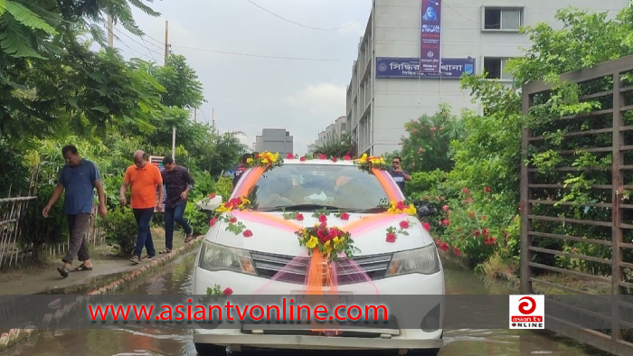 সিদ্ধিরগঞ্জ থানার ২ কনস্টেবলকে বিদায়ী সংবর্ধনা