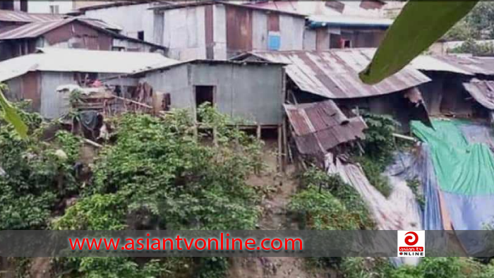 কাপ্তাইয়ে পাহাড় ধসের আশঙ্কা, খোলা হয়েছে আশ্রয়কেন্দ্র