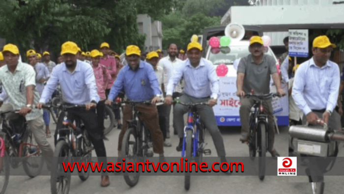 নীলফামারীতে ডেঙ্গু প্রতিরোধ সচেতনতামুলক শোভাযাত্রা