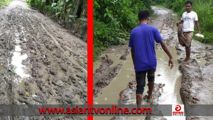 ফরিদপুরে ২ রাস্তার বেহাল দশা: দুর্ভোগে স্থানীয়রা