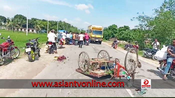 মেহেরপুরে প্রাইভেটকারের ধাক্কায় ভ্যানচালক নিহত