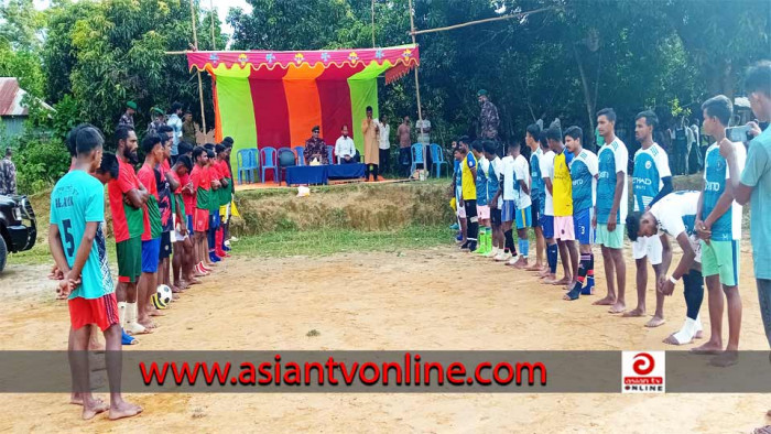 লংগদুর গুলশাখালীতে ফুটবল টুর্নামেন্টের উদ্বোধন