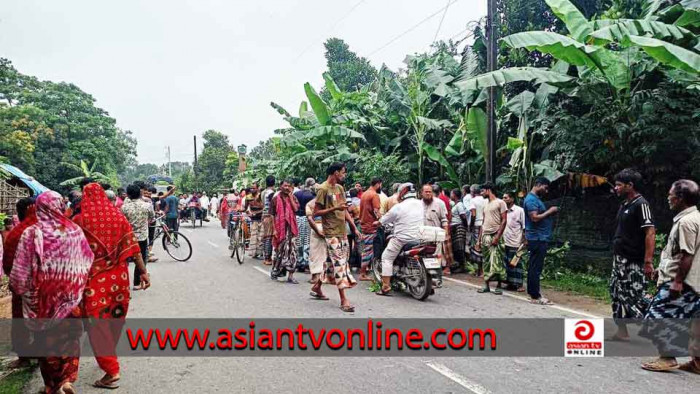 শিবগঞ্জে ট্রাকের চাপায় মোটরসাইকেল চালক নিহত