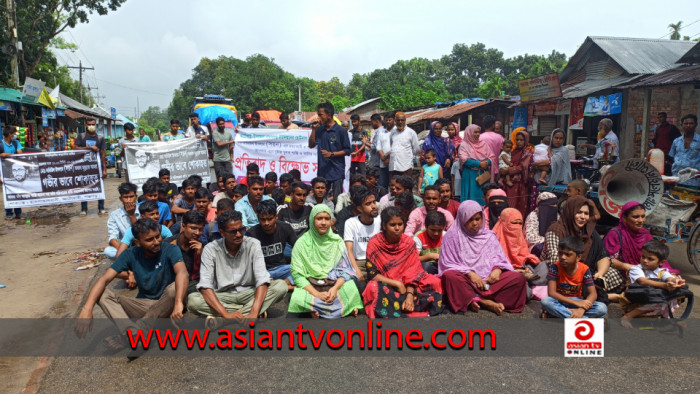 আটোয়ারীতে সয়ন হত্যাকারীদের বিচারের দাবিতে বিক্ষোভ সমাবেশ