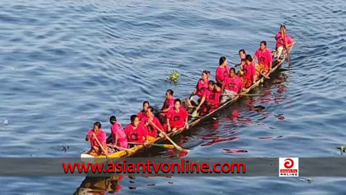 শেখ রাসেলের জন্মদিনে কাপ্তাই হ্র্রদে ঐতিহ্যবাহী নৌকা বাইচ