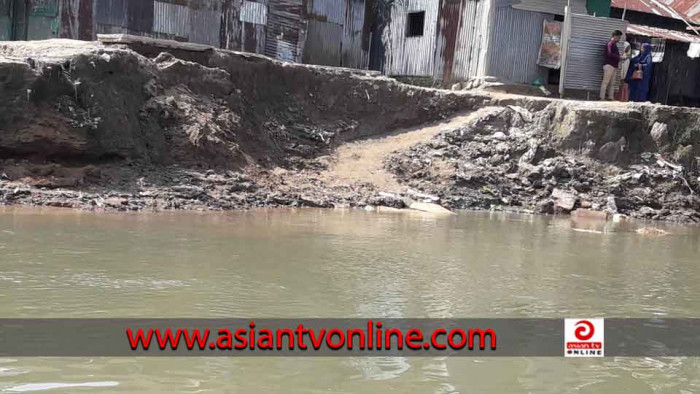 ধর্মপাশায় বৌলাই নদীর ভাঙনে বিলীন ১ হাজার ঘরবাড়ি, হুমকির মুখে সরকারি ও ধর্মীয় প্রতিষ্ঠান