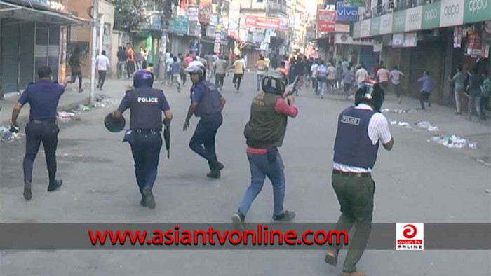 বগুড়ায় হরতালে আওয়ামী লীগ ও বিএনপি সংঘর্ষ, আহত ১০