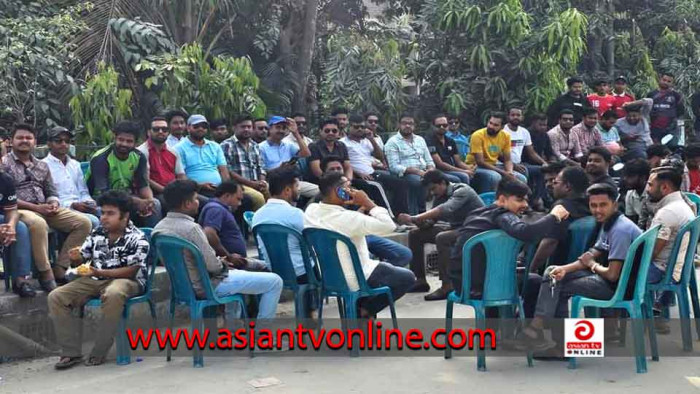 মানিকগঞ্জে অবরোধে নাশকতা এড়াতে ছাত্রলীগের মহড়া