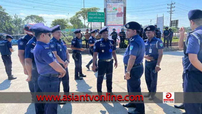 অবরোধে নাশকতা ঠেকাতে সতর্ক অবস্থানে মৌলভীবাজার পুলিশ