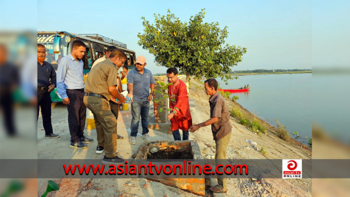 সাপাহারে বৃক্ষরোপণ কর্মসূচির উদ্বোধন