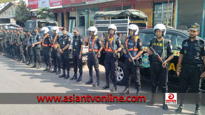 রাজধানীসহ দে‌শের বি‌ভিন্ন স্থা‌নে র‌্যা‌বের বাড়‌তি নিরাপত্তা