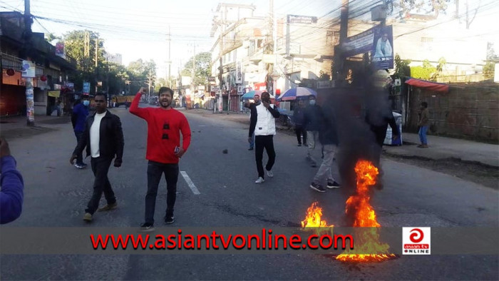 সিলেটে হরতালে গাড়ি ভাঙচুর ও ককটেল বিস্ফোরণ