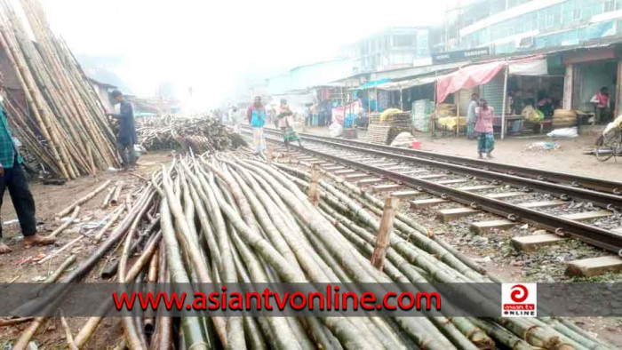 সৈয়দপুরে রেললাইনের পাশে ৫ শতাধিক দোকান, ট্রেন দুর্ঘটনার আশংকা