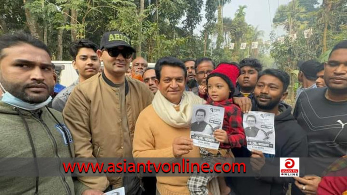 ফরিদপুরে স্বতন্ত্র প্রার্থী আজাদের নির্বাচনী পথসভা