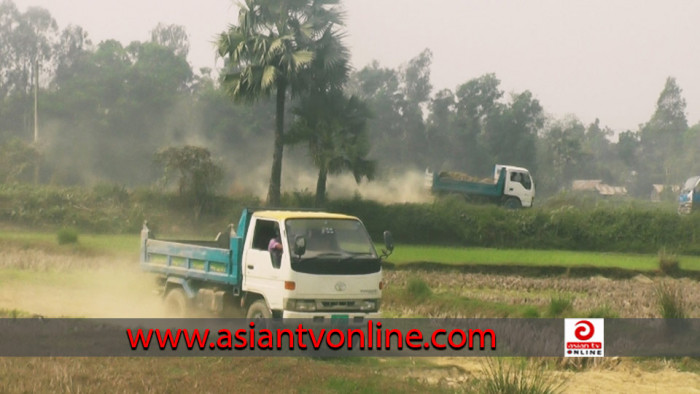 চৌদ্দগ্রামে অবাধে চলছে মাটি কাটা