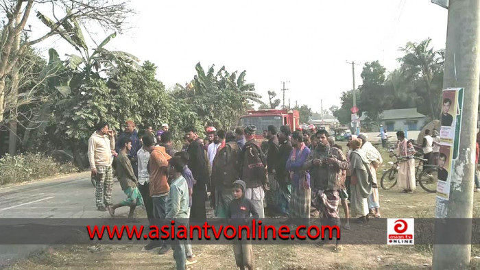 হালুয়াঘাটে সড়ক দুর্ঘটনায় মোটরসাইকেল আরোহী নিহত