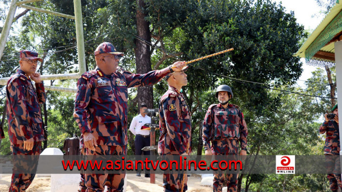 কক্সবাজারের উত্তপ্ত সীমান্ত পরিদর্শনে বিজিবি মহাপরিচালক