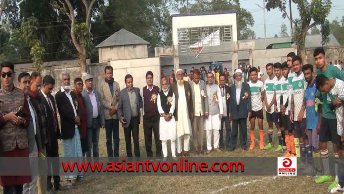 রায়পুরে আবুল কাশেম স্মৃতি ফুটবল টুর্নামেন্টের উদ্বোধন