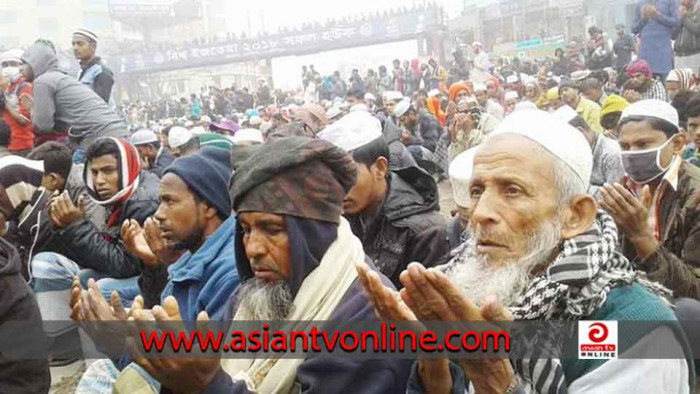 আখেরি মোনাজাতের মধ্য দিয়ে শেষ হলো বিশ্ব ইজতেমার প্রথম পর্ব