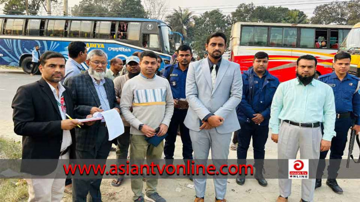 হাইড্রোলিক হর্ন ও কালো ধোঁয়া: ৫ যানবাহনকে জরিমানা