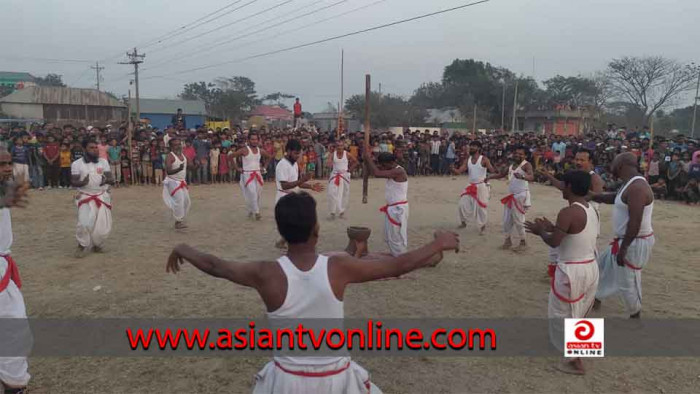 নবীনগরে ঐতিহ্যবাহী লাঠি খেলা অনুষ্ঠিত