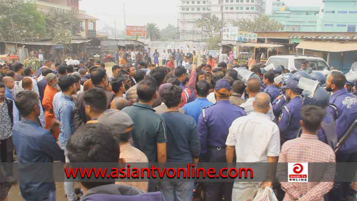 পাবনা মোটর মালিক গ্রুপের সভাকে কেন্দ্র করে হাতাহাতি