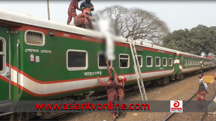 রংপুরে ট্রেনের ছাদে পড়েছিলো যুবকের রক্তাক্ত মরদেহ