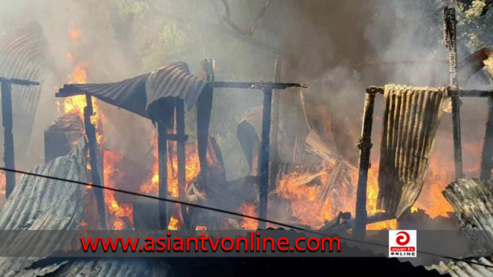 রাঙামাটির রিজার্ভমুখে আগুনে পুড়লো ৫ বসত ঘর