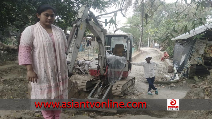 নড়াইল পৌরসভার দুর্গাপুরে রাস্তা নির্মাণে জটিলতা