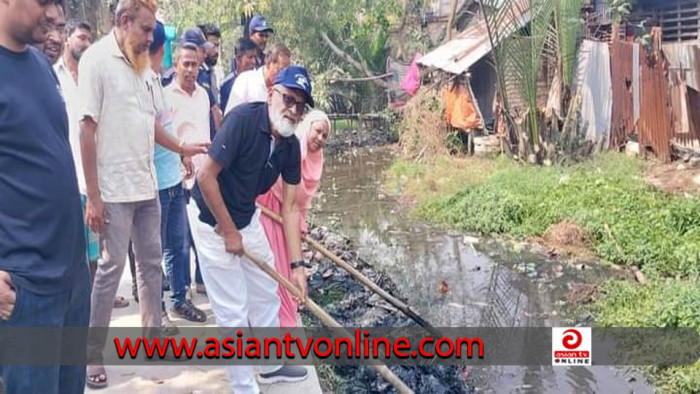 মোংলায় ‘ঠাকুরানী খাল’ দখল-দূষণমুক্ত অভিযান