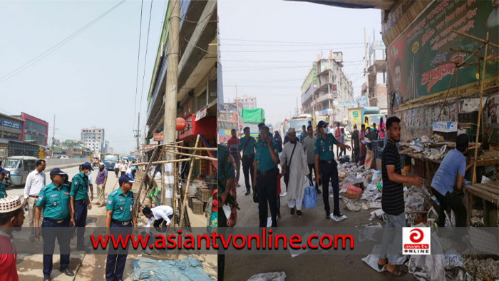 সড়কে শৃঙ্খলা ফেরাতে ডেমরায় ট্রাফিক পুলিশের অভিযান