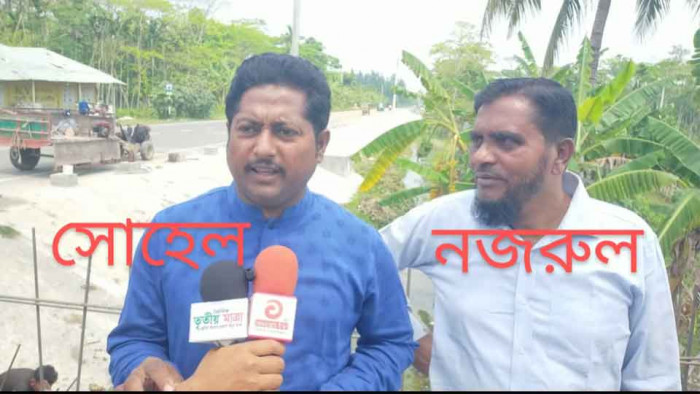 বোরহানউদ্দিনে নির্বাহী কর্মকর্তার নির্দেশ অমান্য করে খালের উপর ব্রিজ নির্মাণ