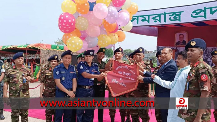 কুমিল্লা বিমানবন্দরে সপ্তাহব্যাপী সেনাবাহিনীর সমরাস্ত্র প্রদর্শনীর উদ্বোধন