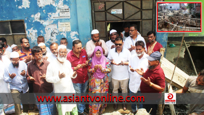 ফতুল্লার শরীফবাগ ব্রিজের নির্মাণ কাজ উদ্বোধন