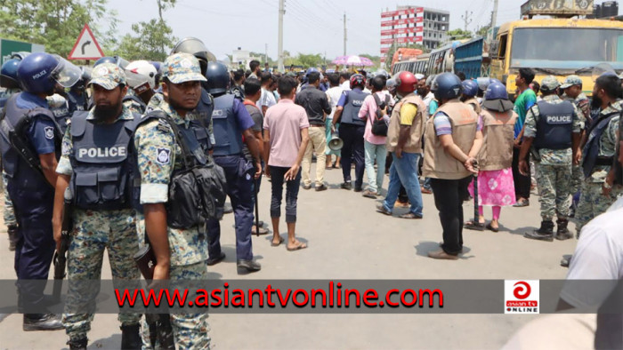 ৫ ঘণ্টা অবরুদ্ধ থাকার পর ফরিদপুর-খুলনা মহাসড়কে যান চলাচল স্বাভাবিক