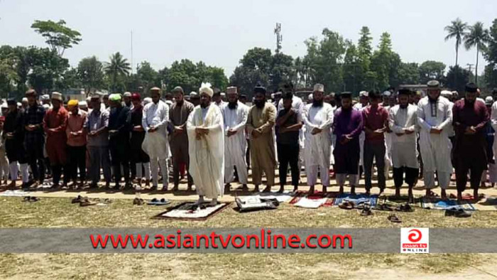 সৈয়দপুরে বৃষ্টির জন্য মুসল্লিদের ইসতিসকার নামাজ আদায়