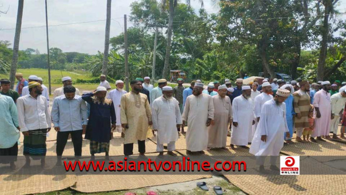 চরফ্যাশনে বৃষ্টির জন্য ইসতিসকার নামাজ আদায়